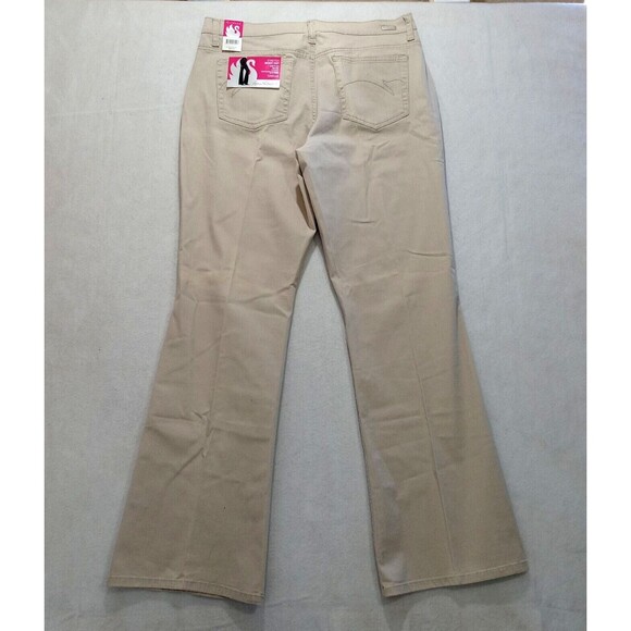 gloria vanderbilt jeans 14 Giselle Stretch Tan New - Picture 3 of 12